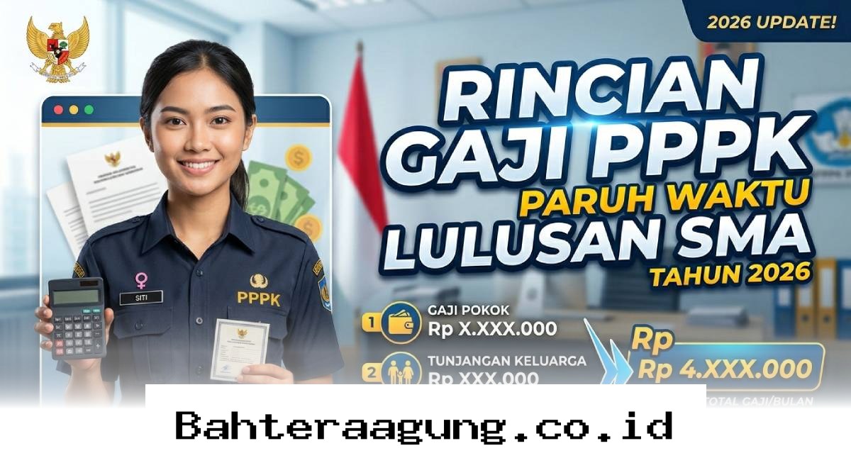 Berapa Gaji PPPK Paruh Waktu Lulusan SMA Tahun 2026? Simak Aturan Baru dan Fakta Jam Kerjanya!