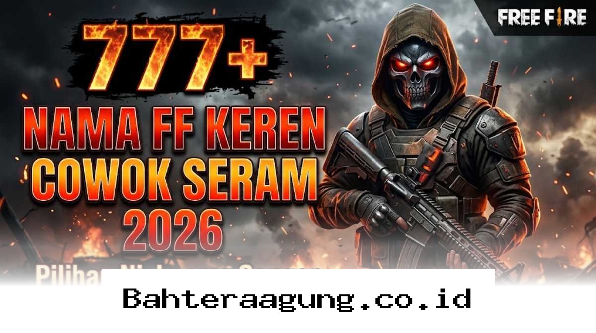 Bikin Lawan Gemetar dengan 777 Rekomendasi Nama FF Cowok Paling Seram dan Mematikan di 2026