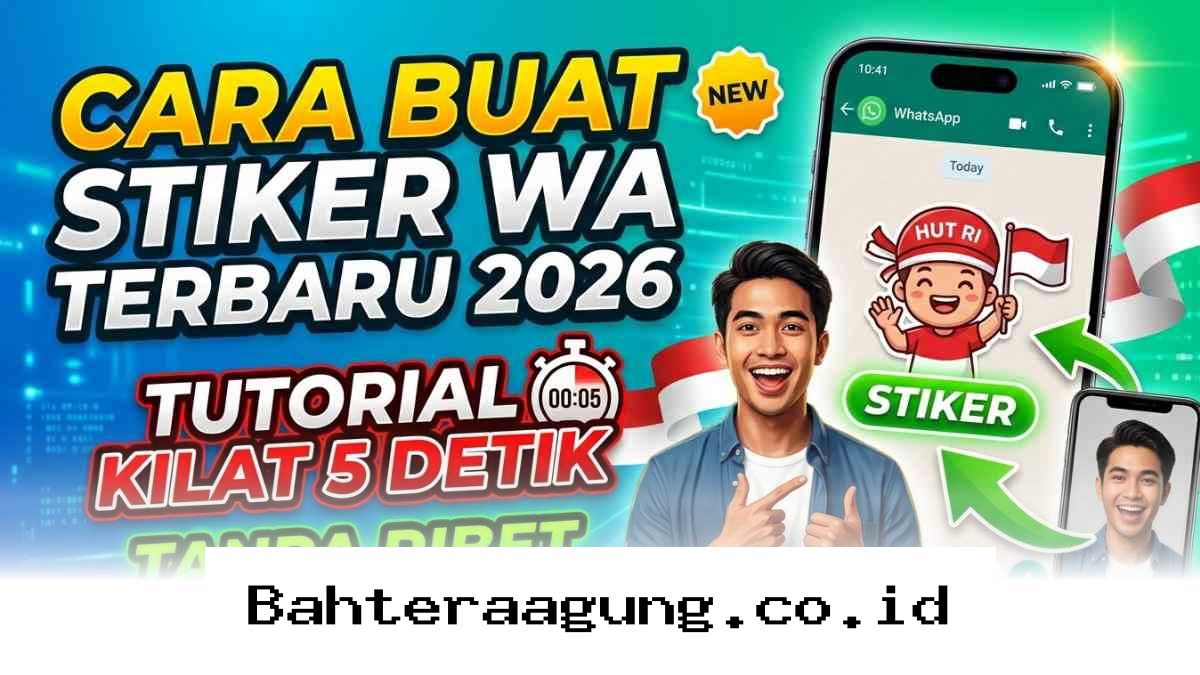 Bikin Stiker WhatsApp Sendiri Cuma 5 Detik, Gratis dan Gampang Banget!