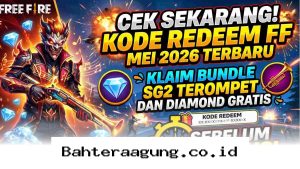Dapatkan Bundle SG2 Terompet dan Diamond Gratis Lewat Kode Redeem FF Mei 2026 Sebelum Kedaluwarsa!