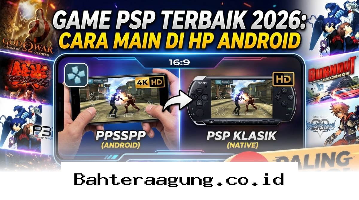 Mainkan Game PSP Favorit di Android dengan Kualitas Grafis Memukau Tahun 2026!