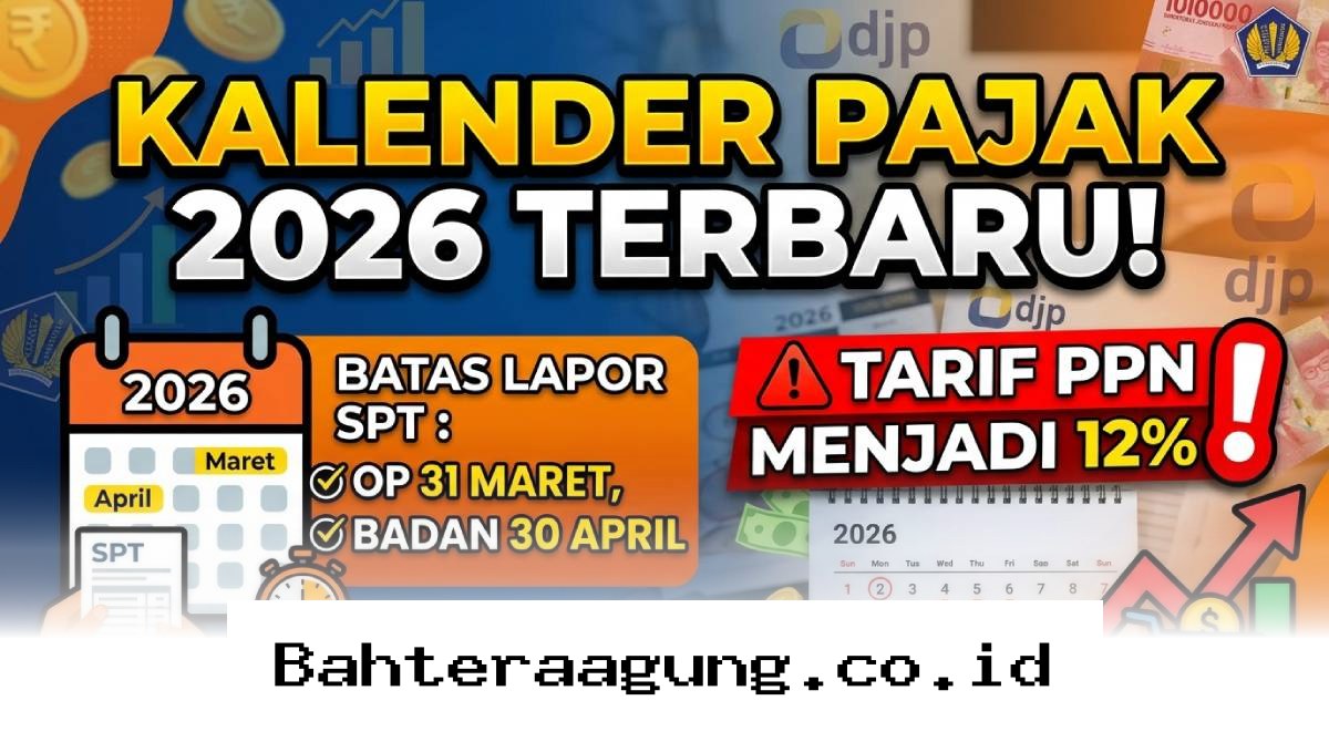 Panduan Lengkap Jadwal Lapor SPT dan Kenaikan PPN 12 Persen di Tahun 2026