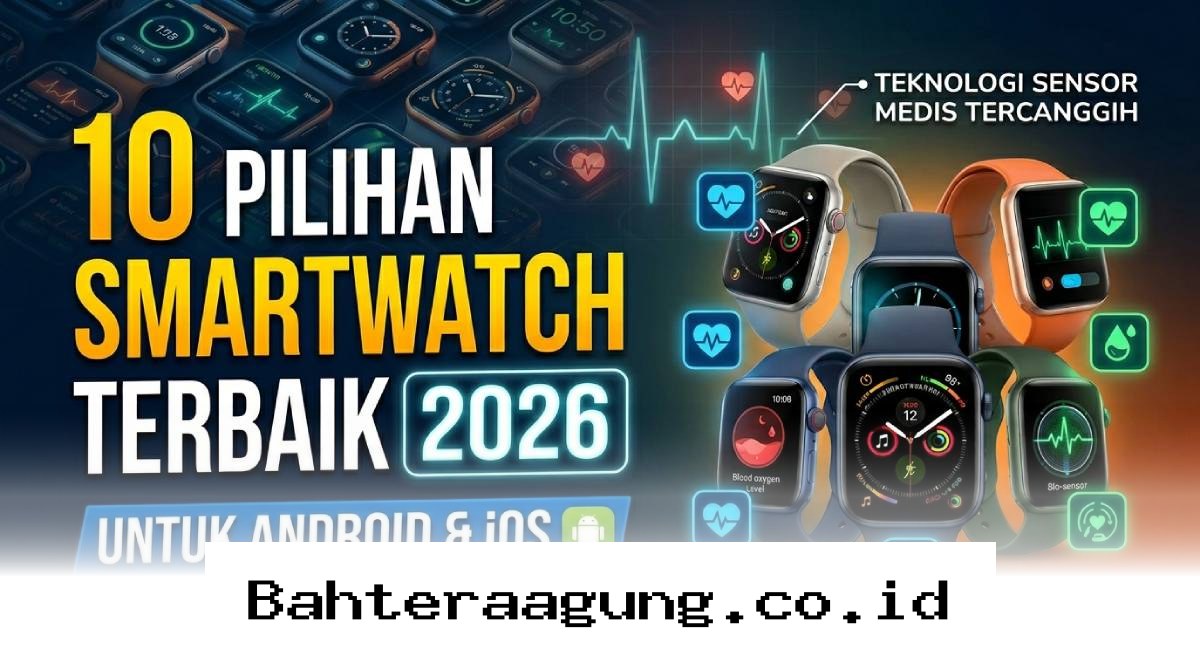 Pantau Kesehatan Tubuh Lebih Akurat dengan 10 Smartwatch Tercanggih Tahun 2026 yang Kompatibel untuk Android dan iOS