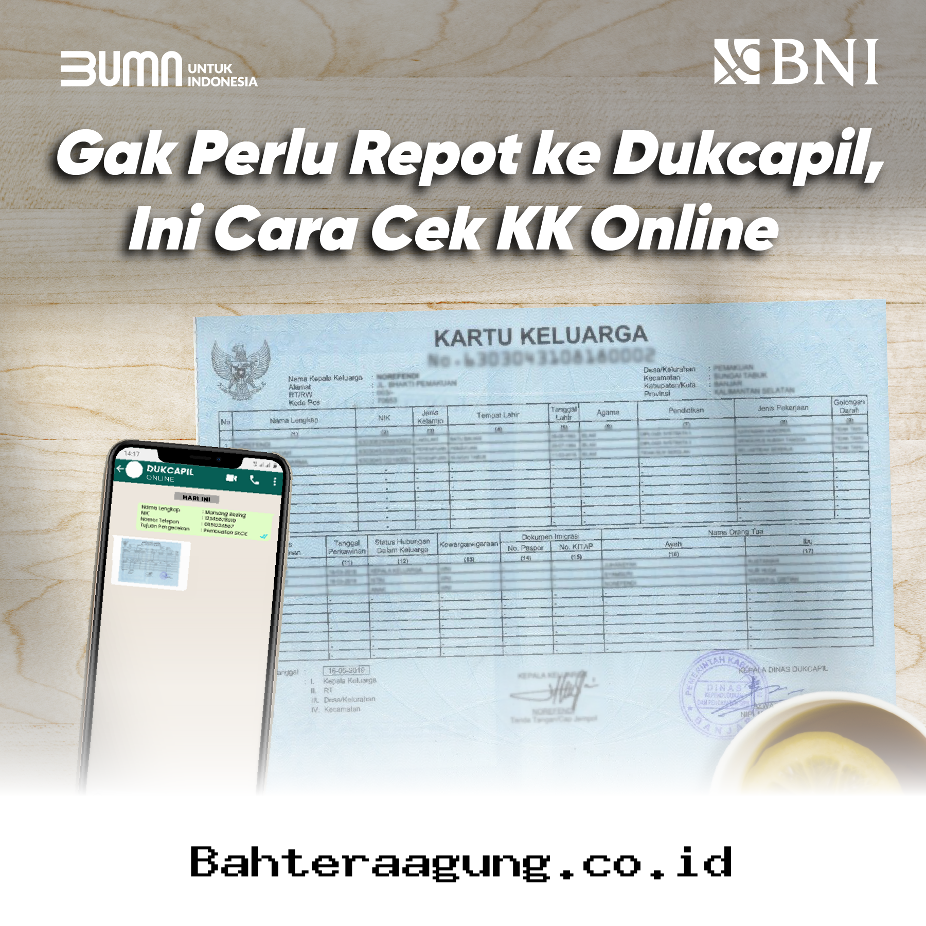 Tak Perlu Repot ke Kantor Dukcapil, Begini Trik Praktis Cek KK secara Online di Tahun 2026!