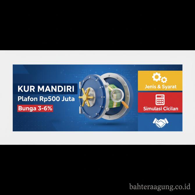 Thumbnail: Cara Ajukan KUR Mandiri Plafon Rp500 Juta: Bunga 3-6%, Ini Jenis, Syarat dan Simulasi Cicilan
