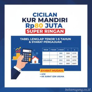 Thumbnail: Cicilan KUR Mandiri Rp80 Juta Super Ringan, Ini Tabel Lengkap Tenor 1-5 Tahun dan Syarat Pengajuan